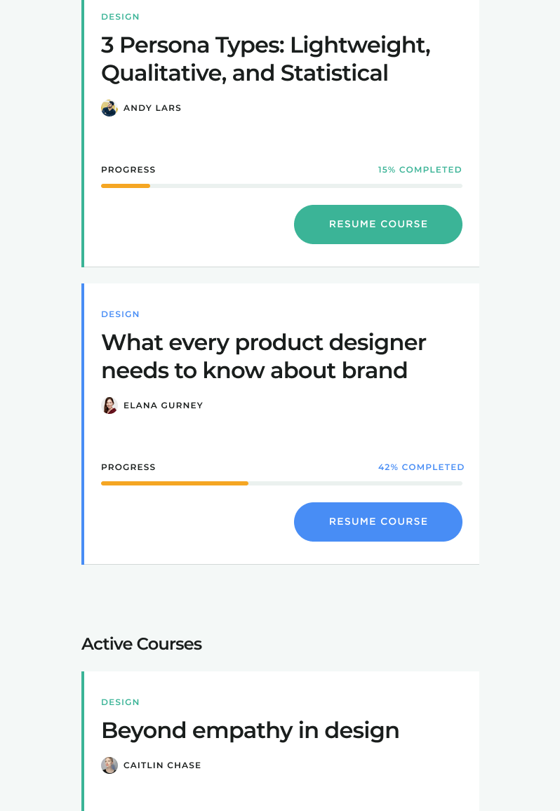 Diprella's online courses