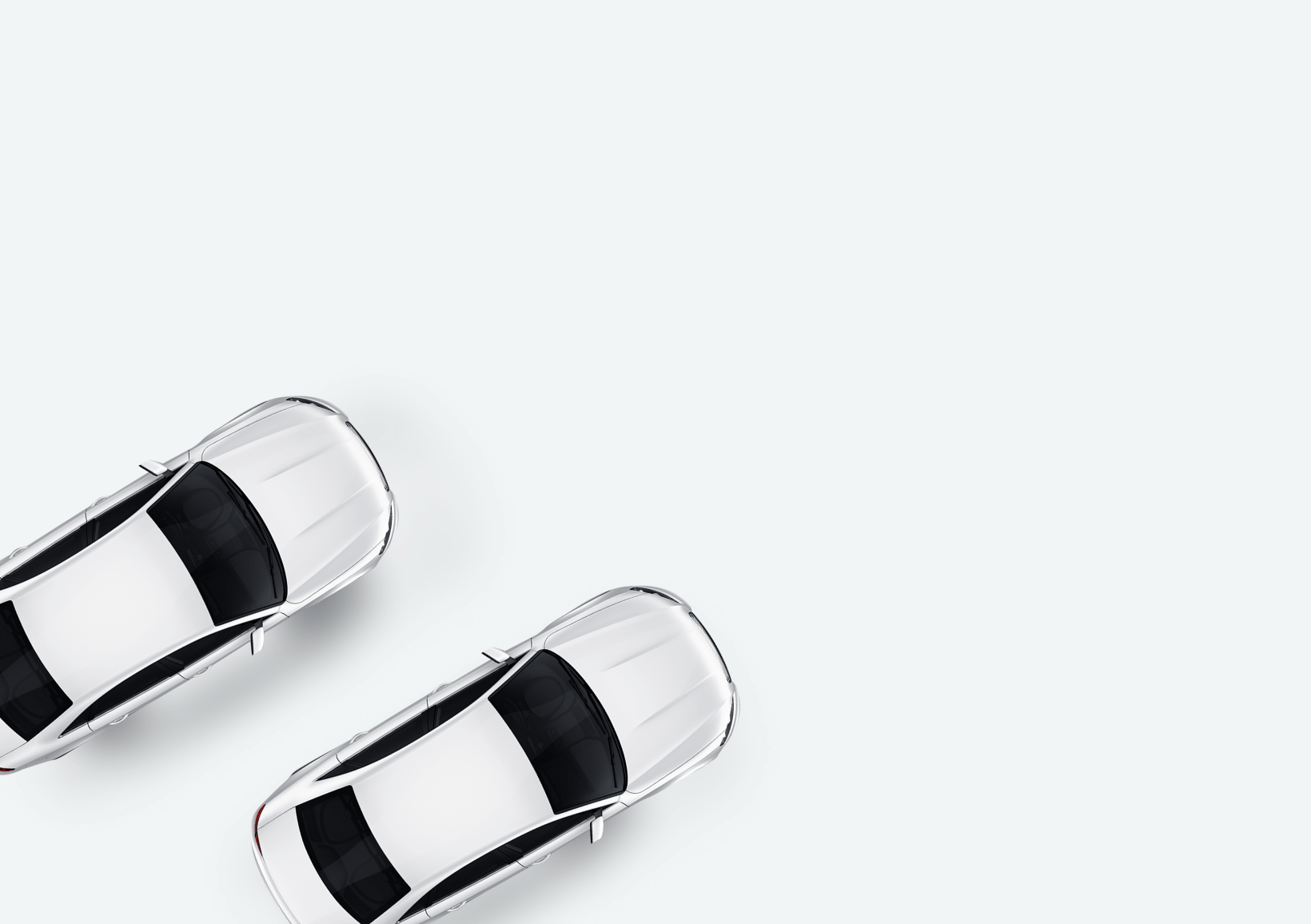 Visual illustration for Elise showing two cars on the light background.