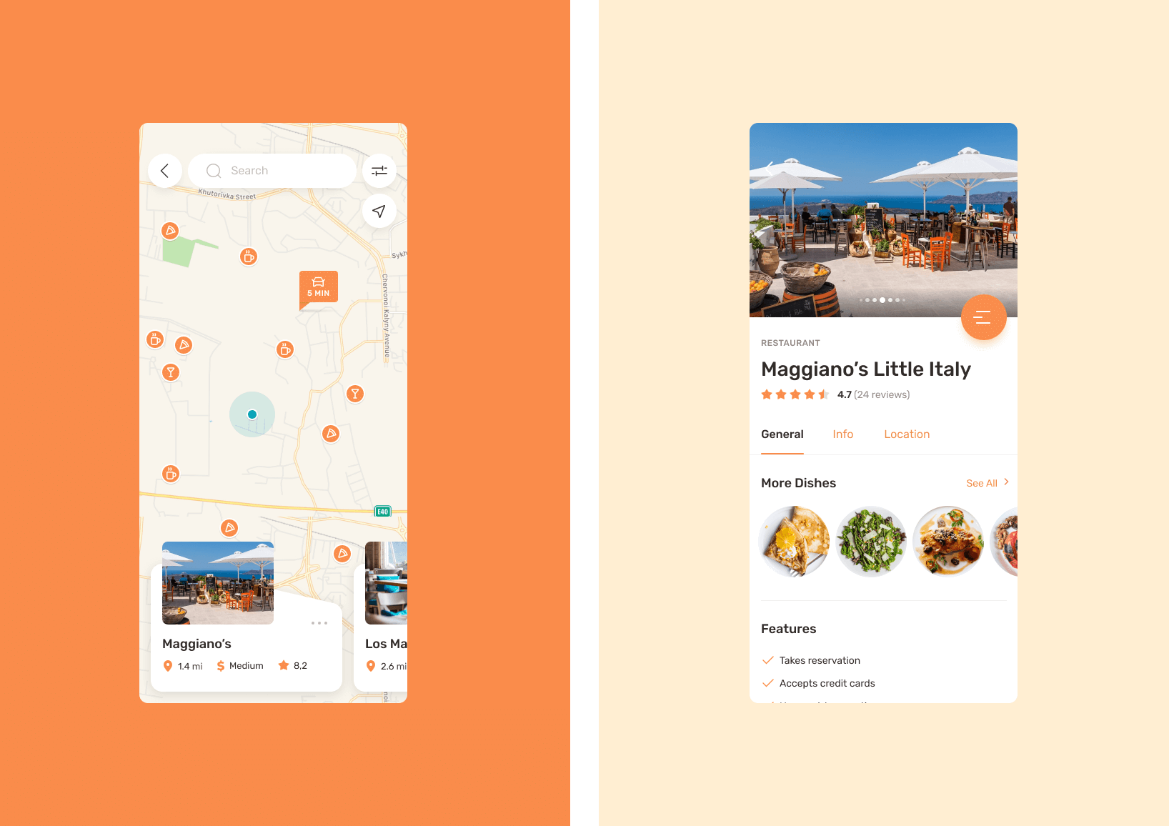 Baskette app screenshots