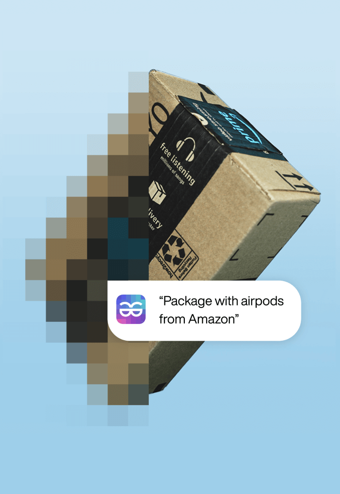 Package with airpods image