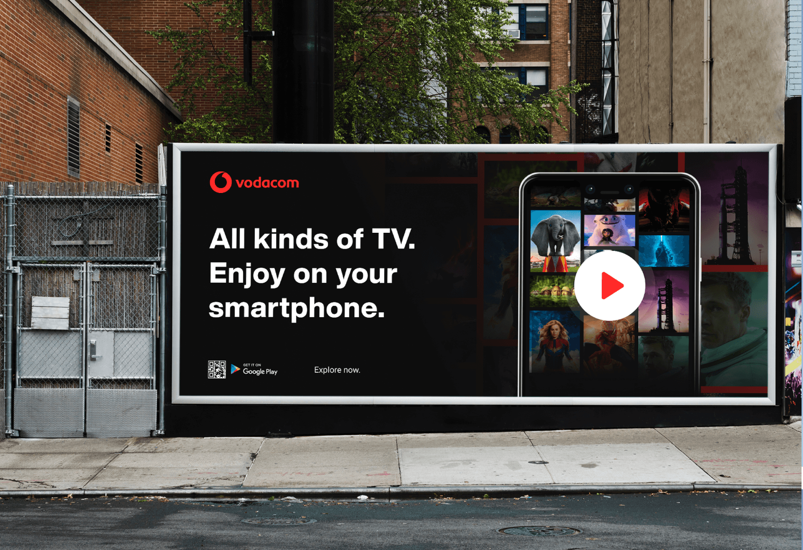 Offline materials for Vodafone