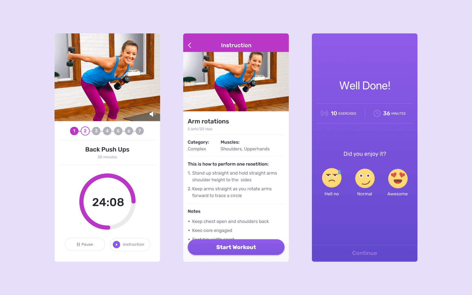 Exercising screen in MsFir